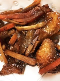 簡単!とり皮のきんぴら風甘辛煮-レシピのメイン写真