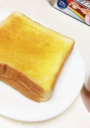 まったりとおちつく味〜はちみつトースト-レシピのメイン写真