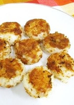 しいたけパウダーがミソ！味噌焼きおにぎり-レシピのメイン写真