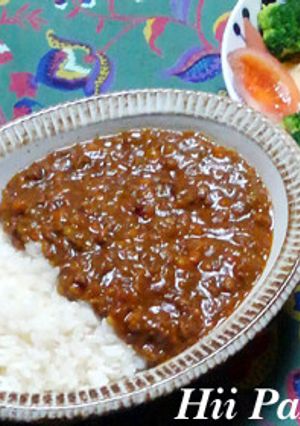 一手間かけたキーマカレー-レシピのメイン写真