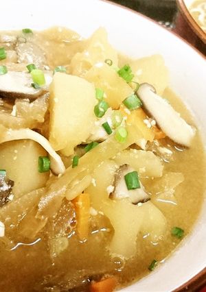 時短★リメイク★鶏汁【具だくさん鶏ソバ】-レシピのメイン写真
