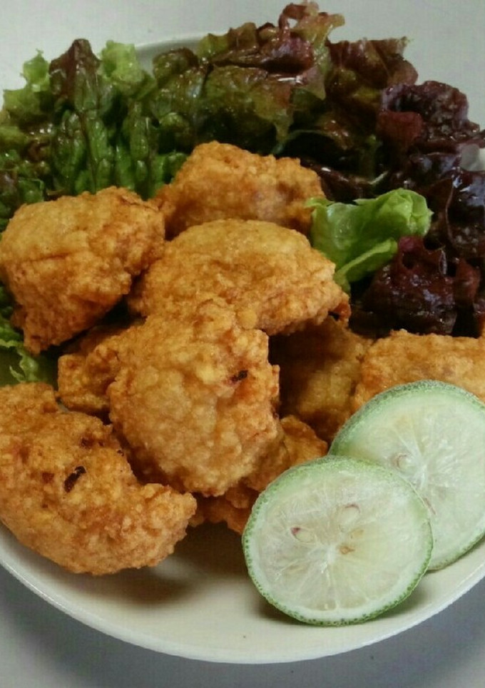 クワイのふわふわ揚げ　唐揚げバージョン-レシピのメイン写真
