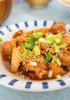 鶏肉と蓮根の胡麻照り焼き-レシピのメイン写真
