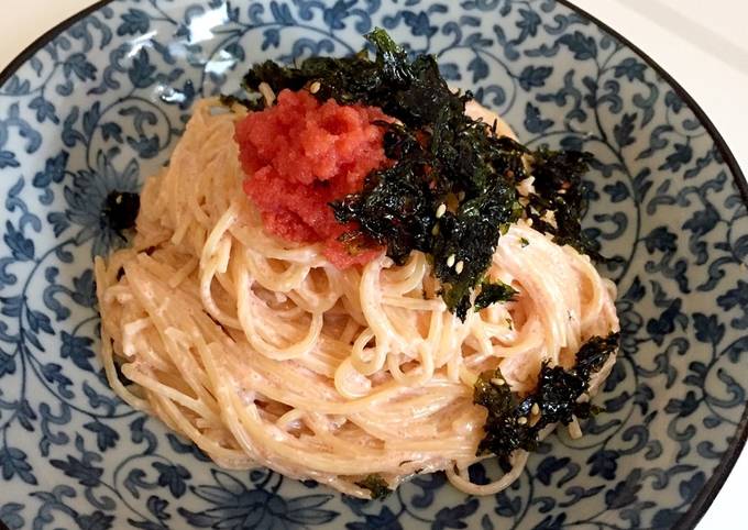 フライパン ひとつ パスタ 明太子