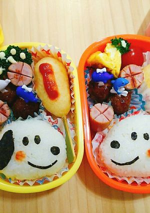 #年少＆年中お弁当○o簡単キャラ弁o○-レシピのメイン写真