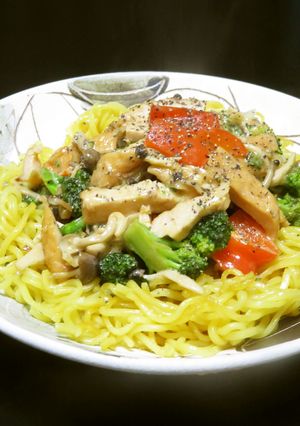 チキンと野菜の簡単オイマヨ焼きそば-レシピのメイン写真