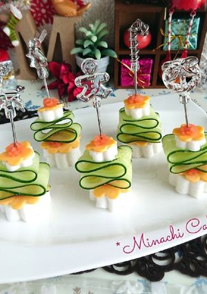 はんぺんと鱈子の簡単ピンチョス-レシピのメイン写真
