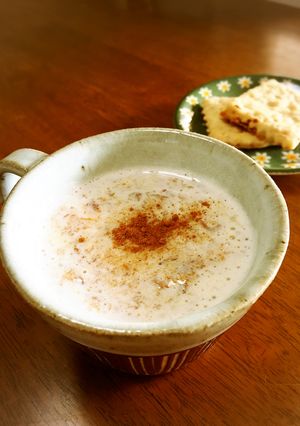 柿のホットミルク-レシピのメイン写真