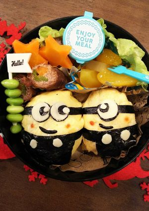 ミニオンで小学生男子お弁当☆-レシピのメイン写真