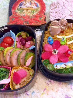 天使とひつじかい★カレーピラフ弁当-レシピのメイン写真