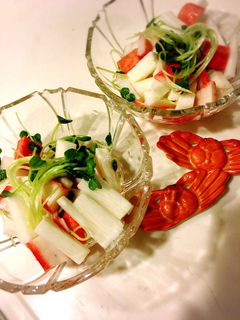 【作り置き】長芋とカニカマの酢の物-レシピのメイン写真