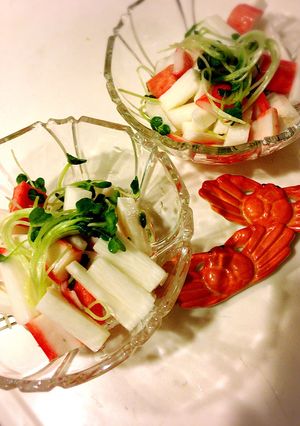 【作り置き】長芋とカニカマの酢の物-レシピのメイン写真