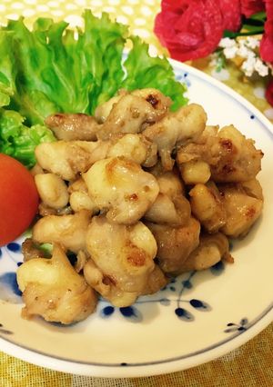 ダイエット♡鶏軟骨のヘルシーな炒め方-レシピのメイン写真