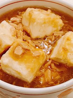 簡単!ツナのあんかけ、揚げ出し豆腐!-レシピのメイン写真