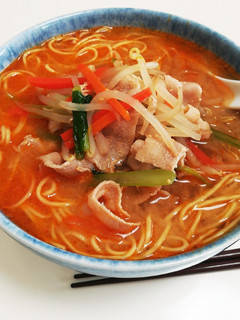 ピリ辛 まつやのとり野菜みそでラーメン-レシピのメイン写真