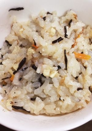 ひじきの炊き込みご飯(離乳食)-レシピのメイン写真