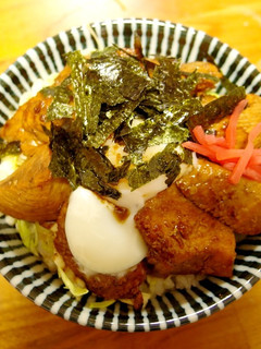 鶏肉(ムネ肉)の照り玉丼-レシピのメイン写真