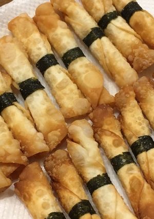 餃子の皮でチーズ巻き-レシピのメイン写真