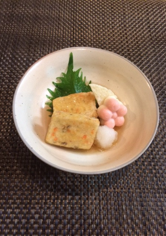 業務用介護食　寄せゆばけんちんの揚げだし-レシピのメイン写真