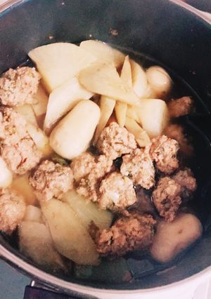 あったまる！うま味ありすぎ根菜と団子汁-レシピのメイン写真