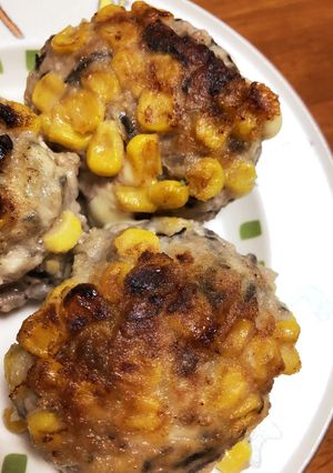 コーンとひじきのつくねバーグ☆-レシピのメイン写真