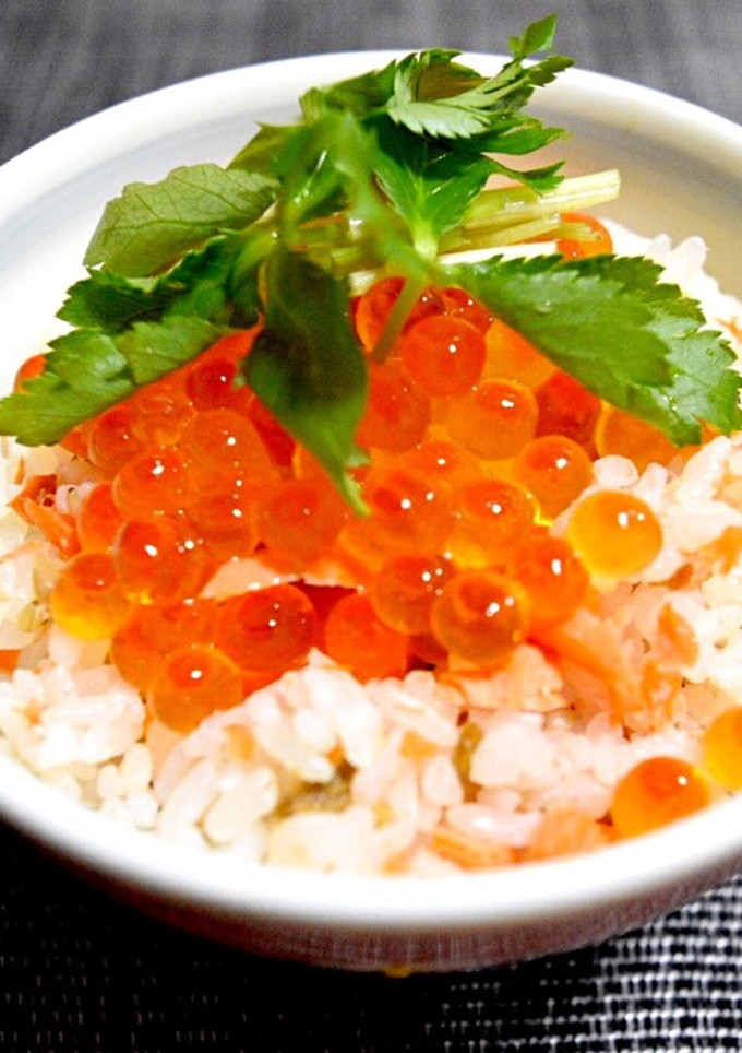 簡単！鮭いくらご飯-レシピのメイン写真