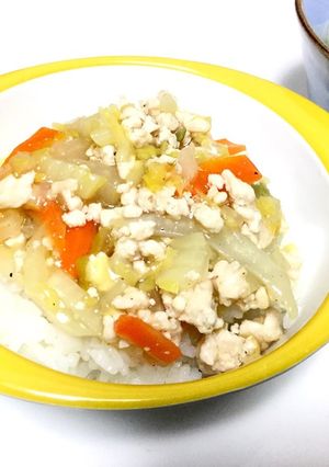 <幼児食>子どもも一緒に！取り分け中華丼-レシピのメイン写真
