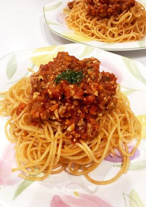 簡単ヘルシーミートソース-レシピのメイン写真