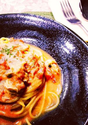 魚介のトマトクリームパスタ-レシピのメイン写真