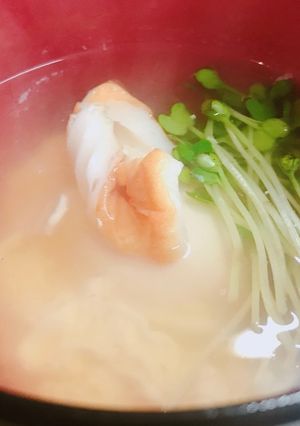 落とし卵のお吸い物-レシピのメイン写真
