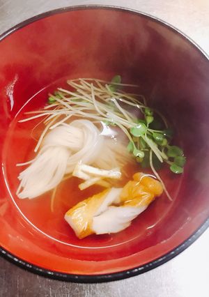柚子が香る そうめんのお吸い物-レシピのメイン写真