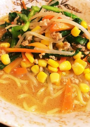 子供も喜ぶ★野菜たっぷり味噌ラーメン-レシピのメイン写真