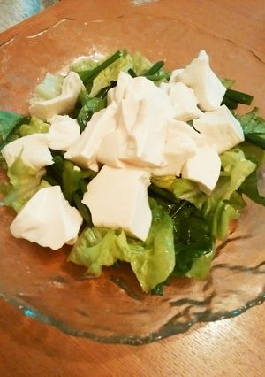青ネギと豆腐のサラダ-レシピのメイン写真