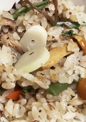 サバの水煮缶で簡単炊き込みご飯-レシピのメイン写真