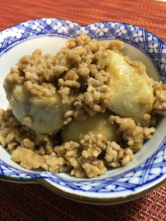 里芋のひき肉あんかけ-レシピのメイン写真