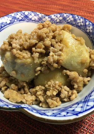 里芋のひき肉あんかけ-レシピのメイン写真