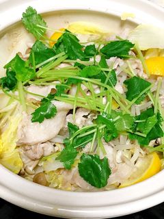 ゆず香る豚さっぱり鍋-レシピのメイン写真