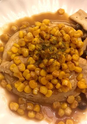 チキンソテーのコーンソース-レシピのメイン写真