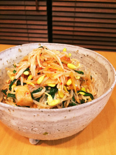キムチと豆もやしとニラとエノキのナムル-レシピのメイン写真