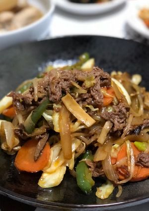 簡単☆牛肉とエリンギのプルコギ風-レシピのメイン写真