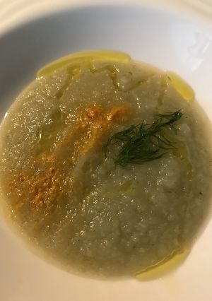 フィノッキオのスープターメリック風味-レシピのメイン写真