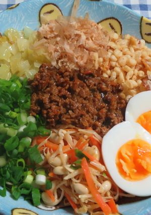 混ぜそば(低糖質麺)-レシピのメイン写真