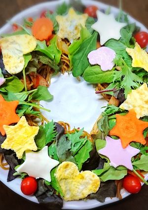 大磯屋焼そばでクリスマス☆-レシピのメイン写真