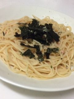 超簡単!ふりかけで〜たらこクリームパスタ-レシピのメイン写真