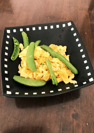 チャチャっとスナップエンドウと卵の炒め物-レシピのメイン写真