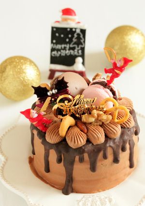 * クリスマス ☆ チョコナッツケーキ♪-レシピのメイン写真