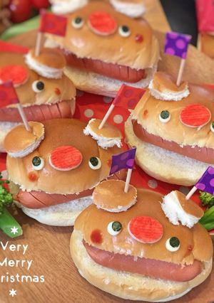 簡単♩トナカイ☆ホットドッグ☆クリスマス-レシピのメイン写真