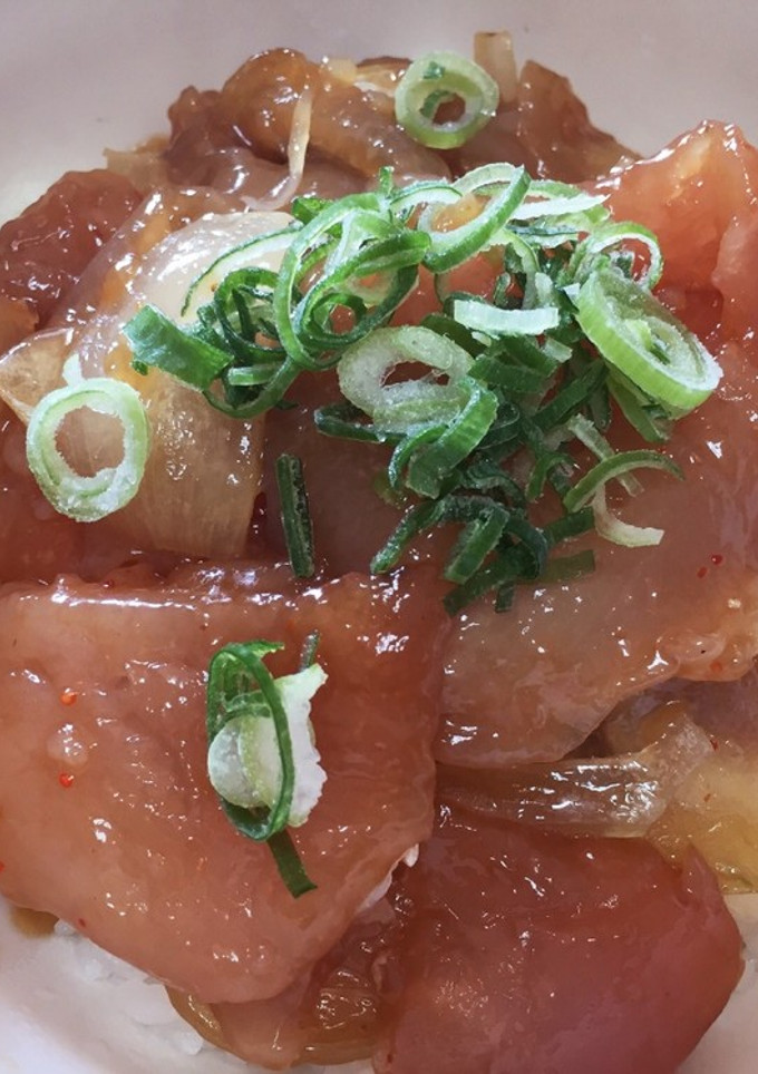 超簡単★鮪と玉ねぎの中華風漬け丼-レシピのメイン写真