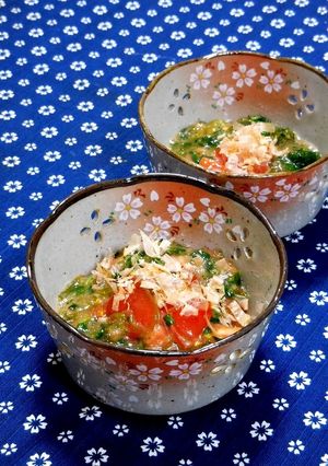 えごま油deトマトのネバネバ和え✿-レシピのメイン写真