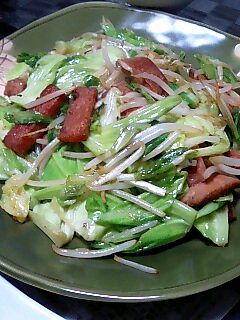 スパムの野菜炒め-レシピのメイン写真